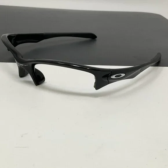 Oakley Quarter Jacket OO9200-01 Sunglasses Black Half Wrap Frame NoLenses
